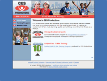 Tablet Screenshot of cesproductions.chicagoendurancesports.com